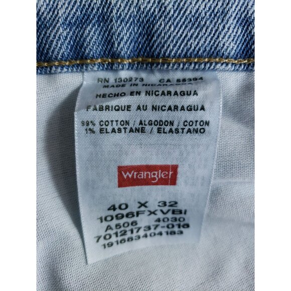 Wrangler Regular Fit Jeans Men's Size 40x32 Flex - Picture 10 of 10